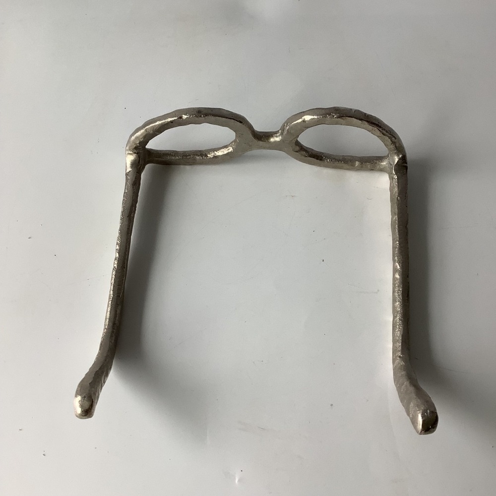 Cat Eye glasses Art Home Decor Silver Cateye Decorative Sculpture - Picture 8 of 10